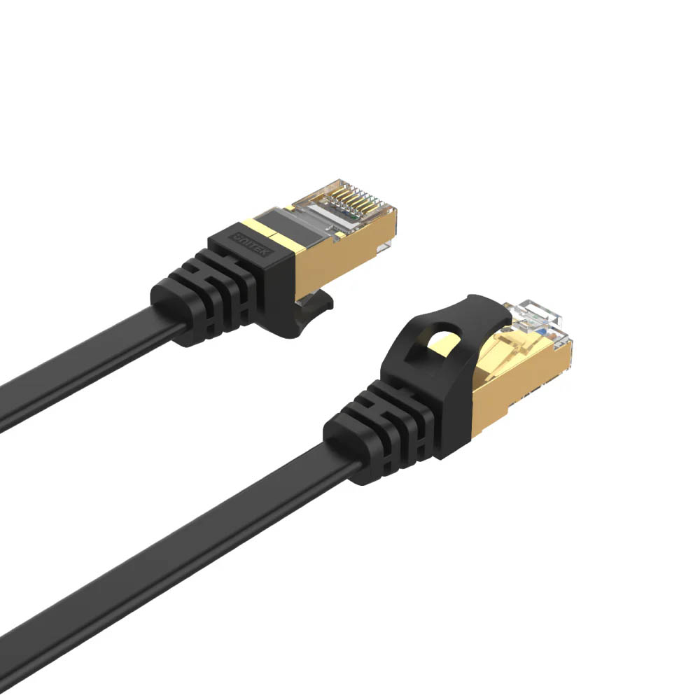Unitek Network Patch Cable CAT7 Flat SSTP CU Black 3.0m C1897BK-3M - Image 8