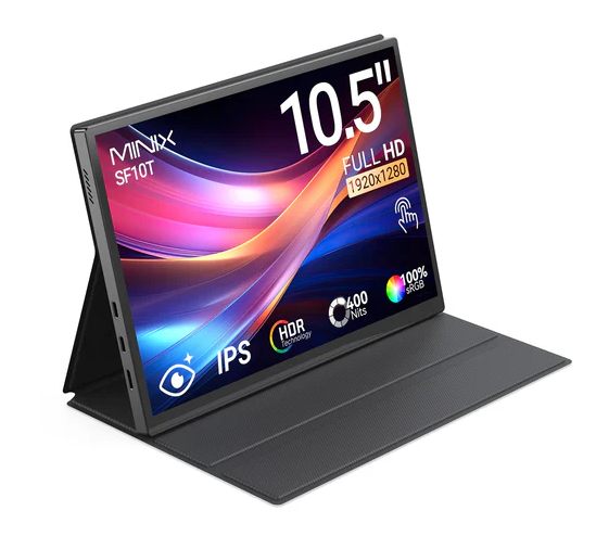 MINIX SF10T 10.5" sRGB Portable Monitor Dual USB-C - Image 2