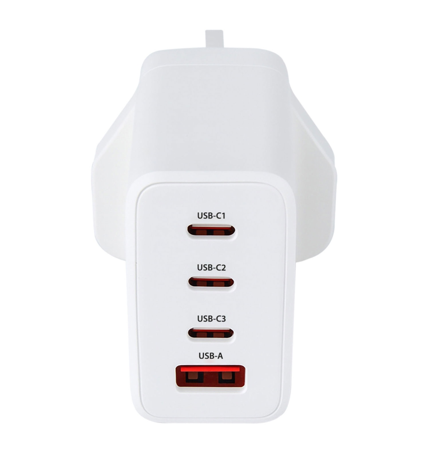 Mercury POWER Wall Charger 65W 3xUSBC 1xUSBA White 421.726UK - Image 2