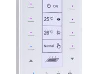 HDL DLP US Touch Panel 8 Buttons White