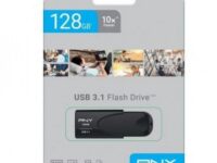 PNY Flash Drive Attache 4 USB 3.1 Stick 128GB Capless Slider Black FD128ATT431KK