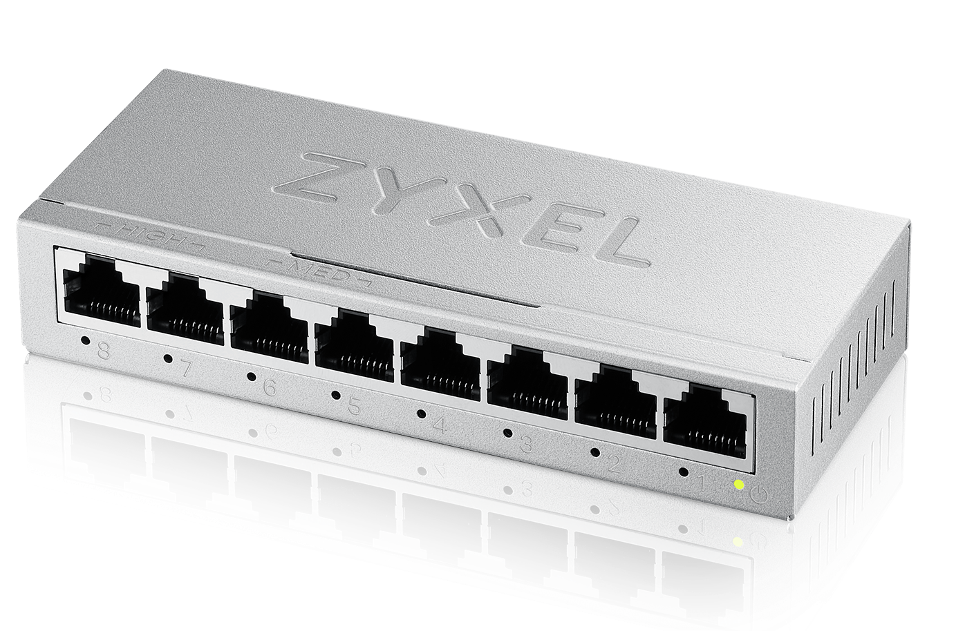Zyxel Switch Gigabit Ethernet 8-Port Metal with QoS UK Plug GS-108BV5 - Image 3