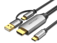 Vention Converter USB-C to HDMI Cable + USB Power 2.0m CGXBH
