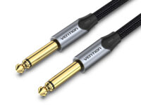 Vention AUDIO 6.3mm M-M Braided Cable Aluminium 5.0m BASHJ