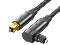 Vention AUDIO Optical Cable 90-Degree Aluminium 3.0m Black BKDBI