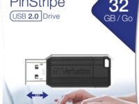 Verbatim USB Drive 2.0 Pinstripe 32GB Black