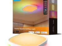Govee Lamp Ceiling Smart LED 12inch Square Light RGBWW + RGBIC H80A4C01