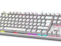 Armaggeddon MKA-2C Neo White Mechanical Gaming Keyboard 87 Brown Keys