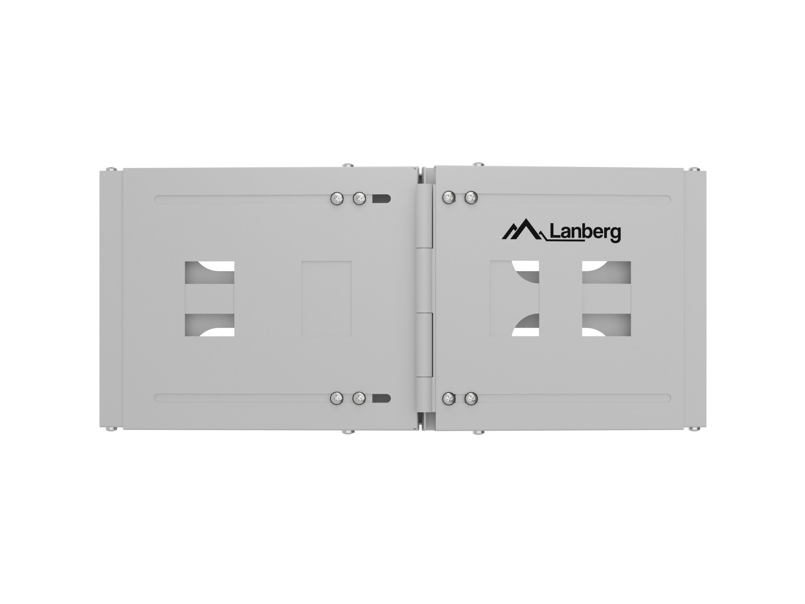 Lanberg Rack Wall Mount Folding Bracket 19" 4U 497X400/240 Grey FB01-5404-10S - Image 2