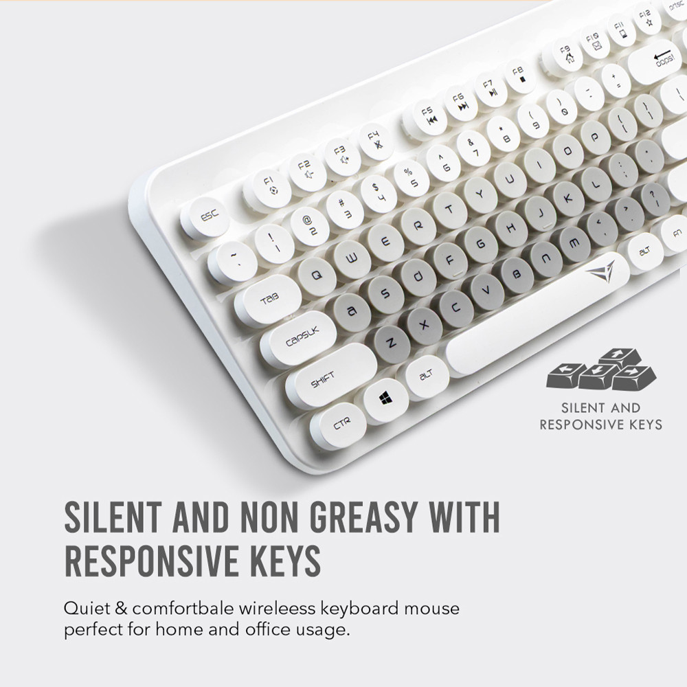 Alcatroz Keyboard Wireless 2.4GHz Jellybean A5000 Mist - Image 3
