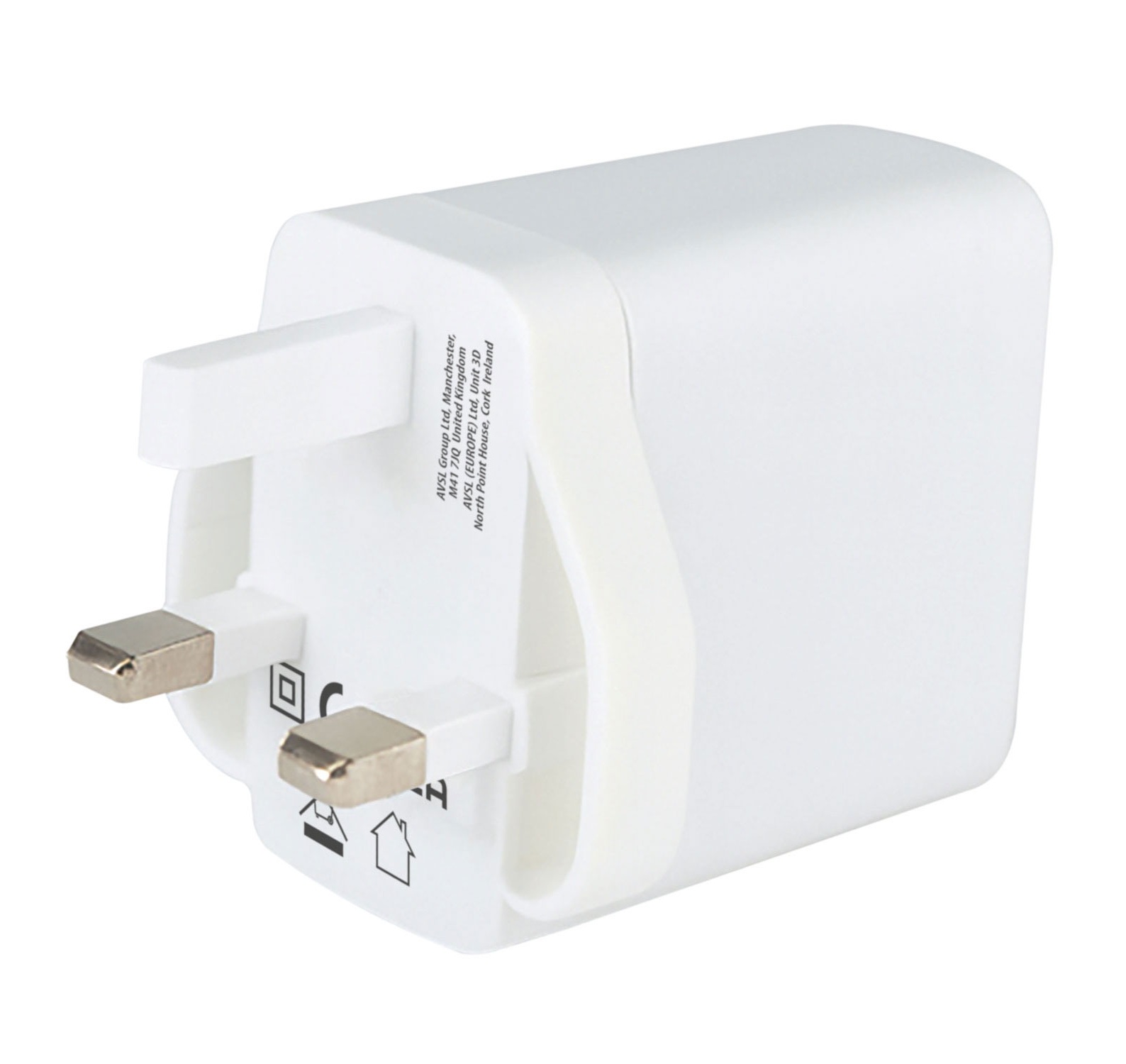 Mercury POWER Wall Charger 65W 3xUSBC 1xUSBA White 421.726UK - Image 3
