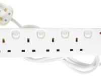 Mercury 4 Gang Switched Extension 2.0m 430.007UK