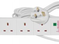 Mercury 4Gang with Surge Protector 2.0m in Polybag 430.009UK