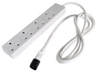 Mercury UPS Extension Cable 4-Gang to IEC 2.0m 430.013UK