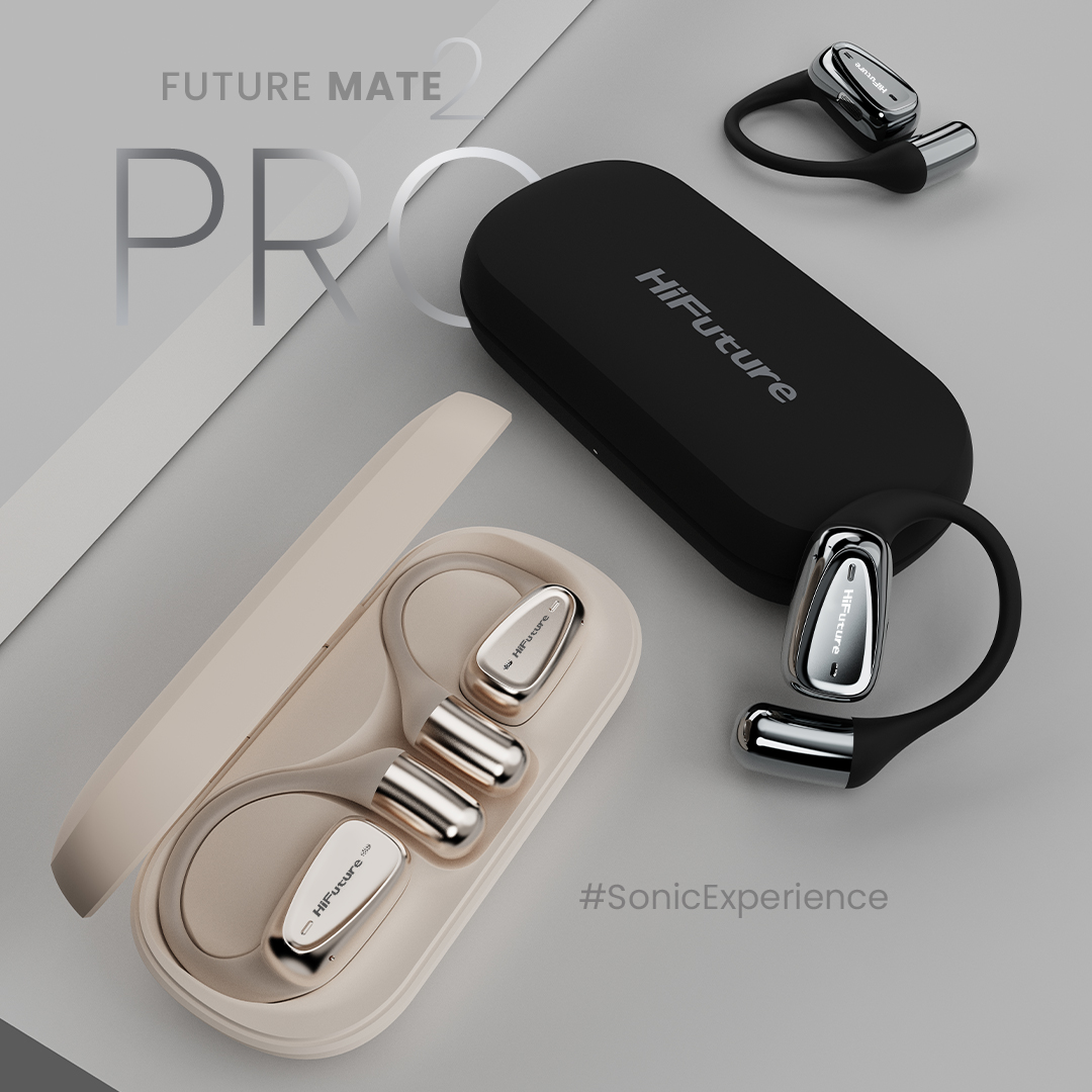 HiFuture Headphones Open Ear FutureMate 2 PRO Black - Image 7
