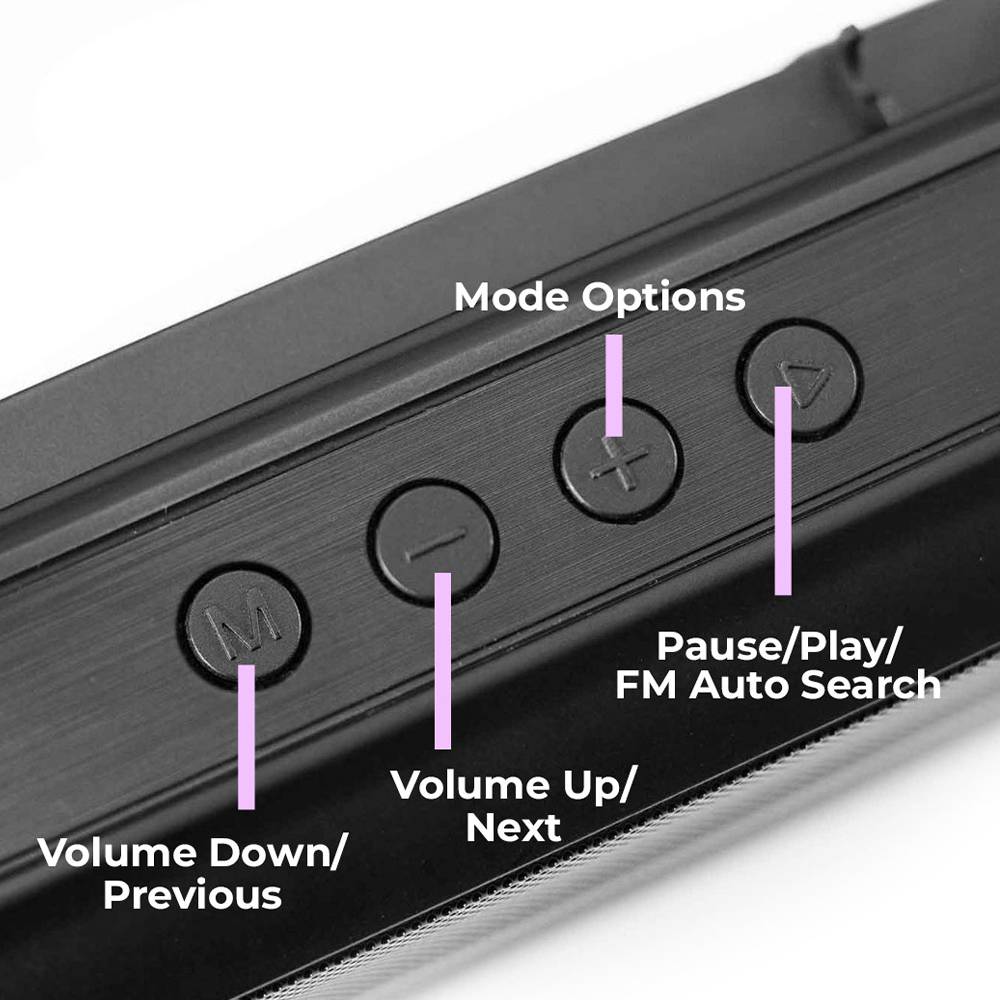 SonicGear Portable Speaker BT/FM/USB/SD P8000 Super Graphite - Image 4