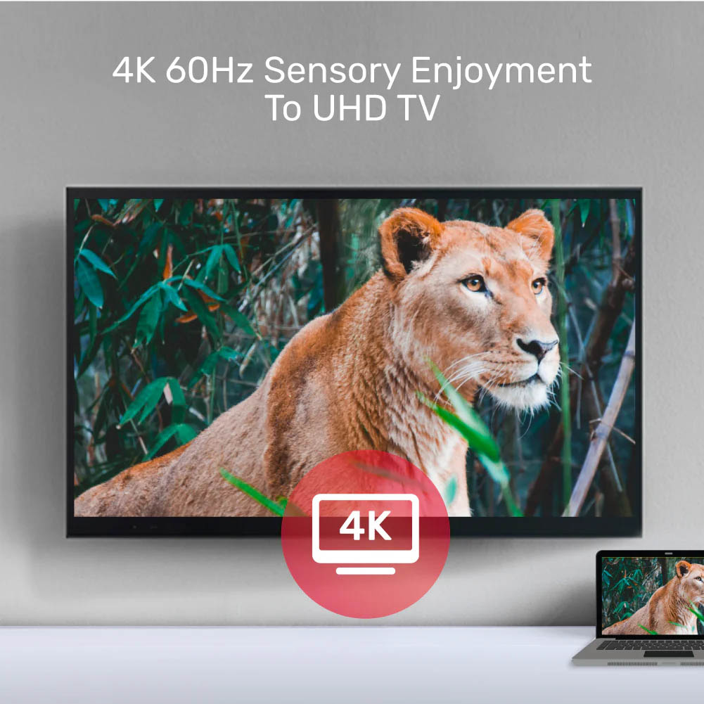Unitek Converter USB-C to HDMI 4K60Hz + VGA with MST V1126A - Image 4
