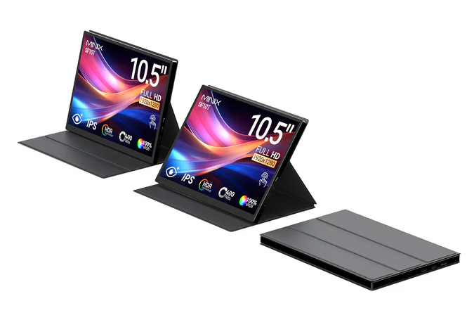 MINIX SF10T 10.5" sRGB Portable Monitor Dual USB-C - Image 4