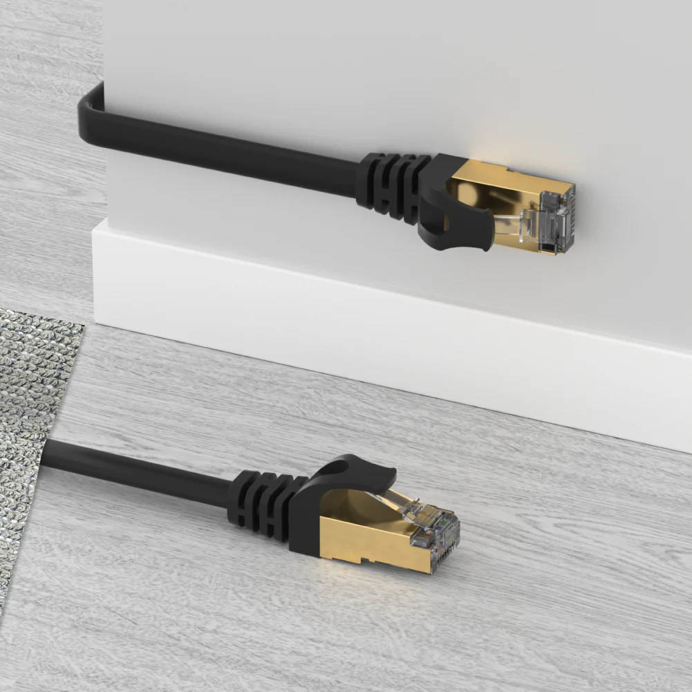 Unitek Network Patch Cable CAT7 Flat SSTP CU Black 3.0m C1897BK-3M - Image 4