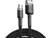 Baseus Cafule Braided MicroUSB Cable 2.4A 1.0 m Gray