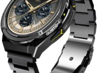 HiFuture Adventure GPS SmartWatch ACTIVE Black/Yellow with Stainless Steel + Silicone Bands