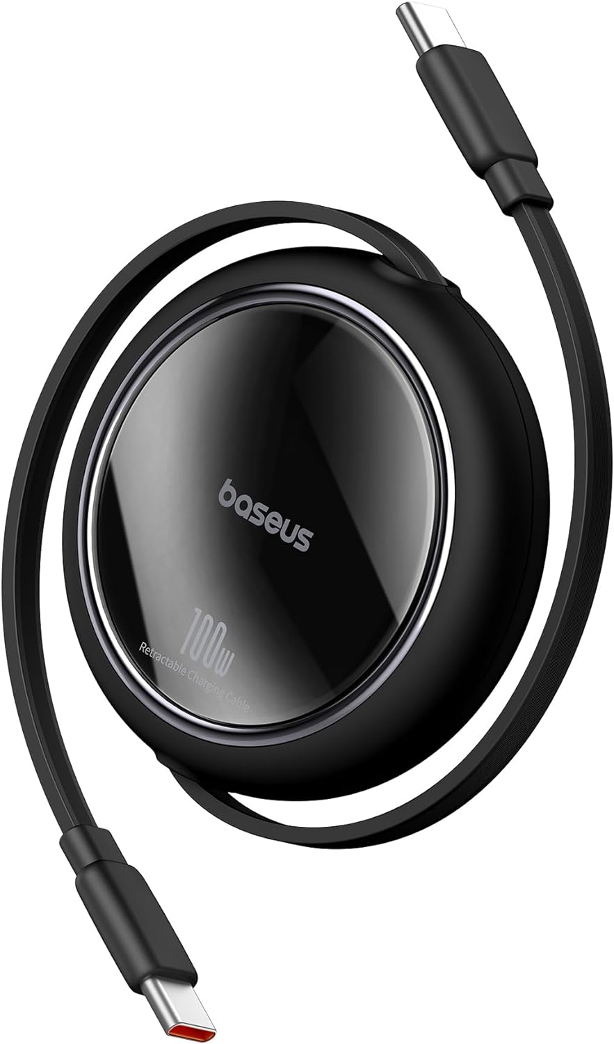 Baseus Cable USB-C to USB-C Free2Draw Retractable Cable 100W 1m Black