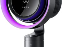 Jisulife Desktop Fan PRO 3 Black with Air Purifier & Ambient Light