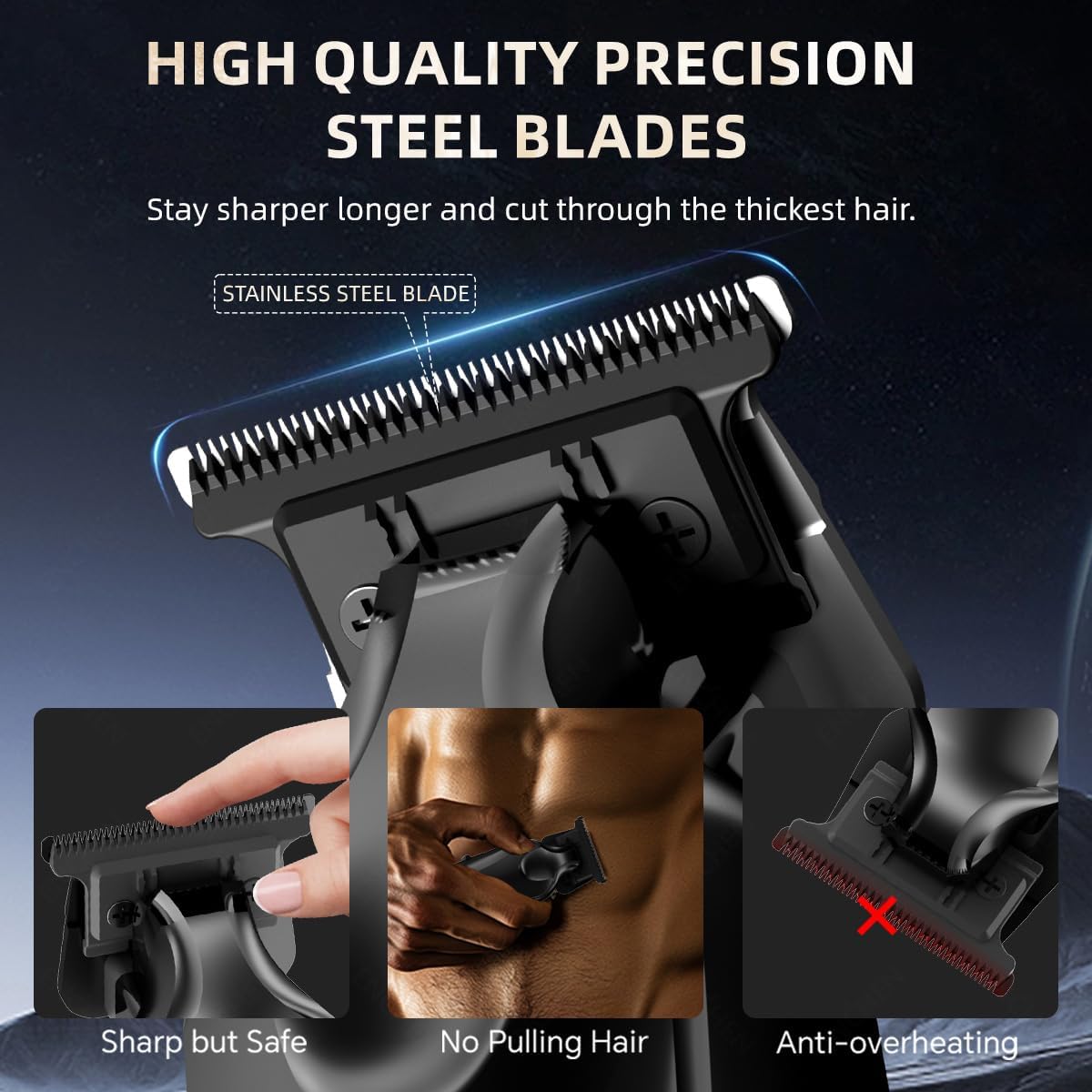 Enchen Hair Clipper SHARP 6 USB-C 1200mAh Black - Image 2