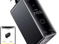 Baseus Desktop Charger 240W 3C+U+DC Touch Display & App Control incl 240W Charging Cable - Can Charge two Laptops at the same time