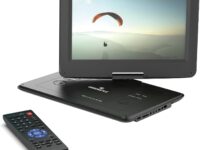 Majority DVD Player Portable & Rechargeable 15.6'' Swivel & Flip HD Screen (Oakcastle)
