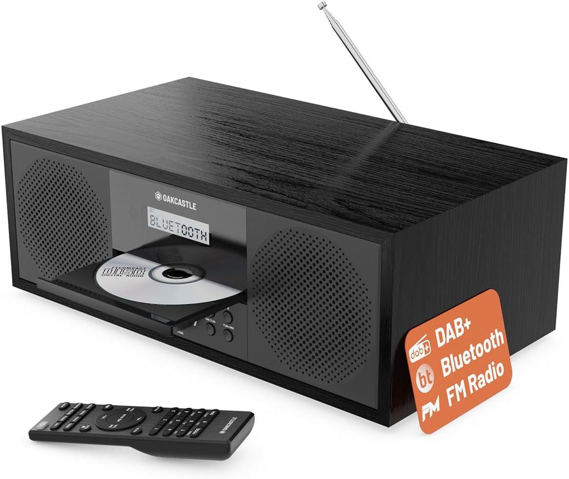 Majority Oakcastle DAB500 Mini HiFi System with Bluetooth