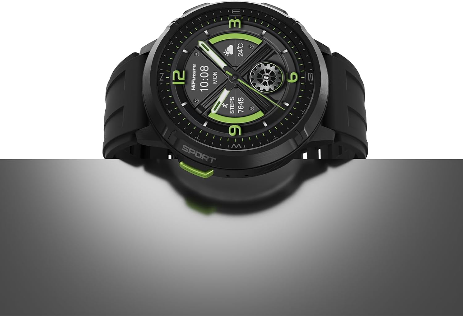 HiFuture Adventure GPS SmartWatch with AMOLED & Compass MIX3 Black - Image 2
