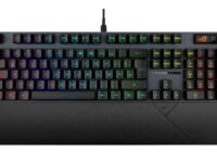 ASUS ROG Strix Scope II RX Mechanical Gaming Keyboard 104 RX Red Keys with Wrist Rest IP57 Waterproof