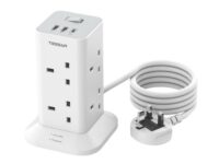 Tessan 8-Gang Extension 2 USB-A USB C 2m 13A TPS03-UK-C
