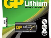 GP Lithium Battery 3V CR123A 656.339UK