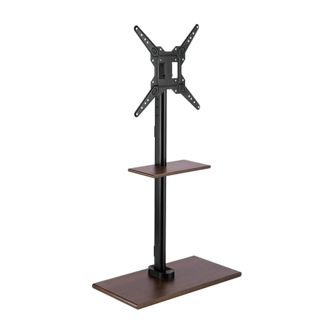 Brateck TV Floorstand 40x40 1.07m 35kg Shelf & MDF FS41-44T-02