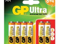 GP Ultra Alkaline Batteries AA 8+4 656.012UK