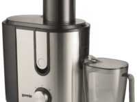 Gorenje Kitchen Juicer 900W 1.5L Pulp Container XXL Tube JC900E Inox/Black