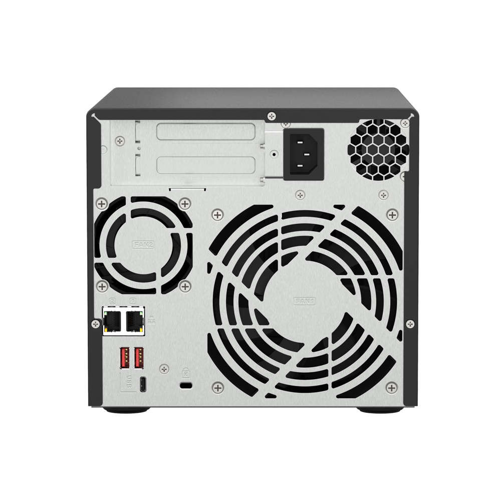 QNAP NAS 4-Bay Tower AMD Ryzen Quad-Core, 8GB RAM, PCIe Slot, SSD Caching & Dual 2.5GbE Ports TS-473A - Image 6