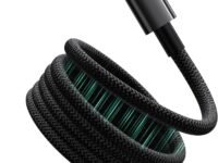 Baseus Tungsten Gold Magnetic Charging Cable Type-C to iP