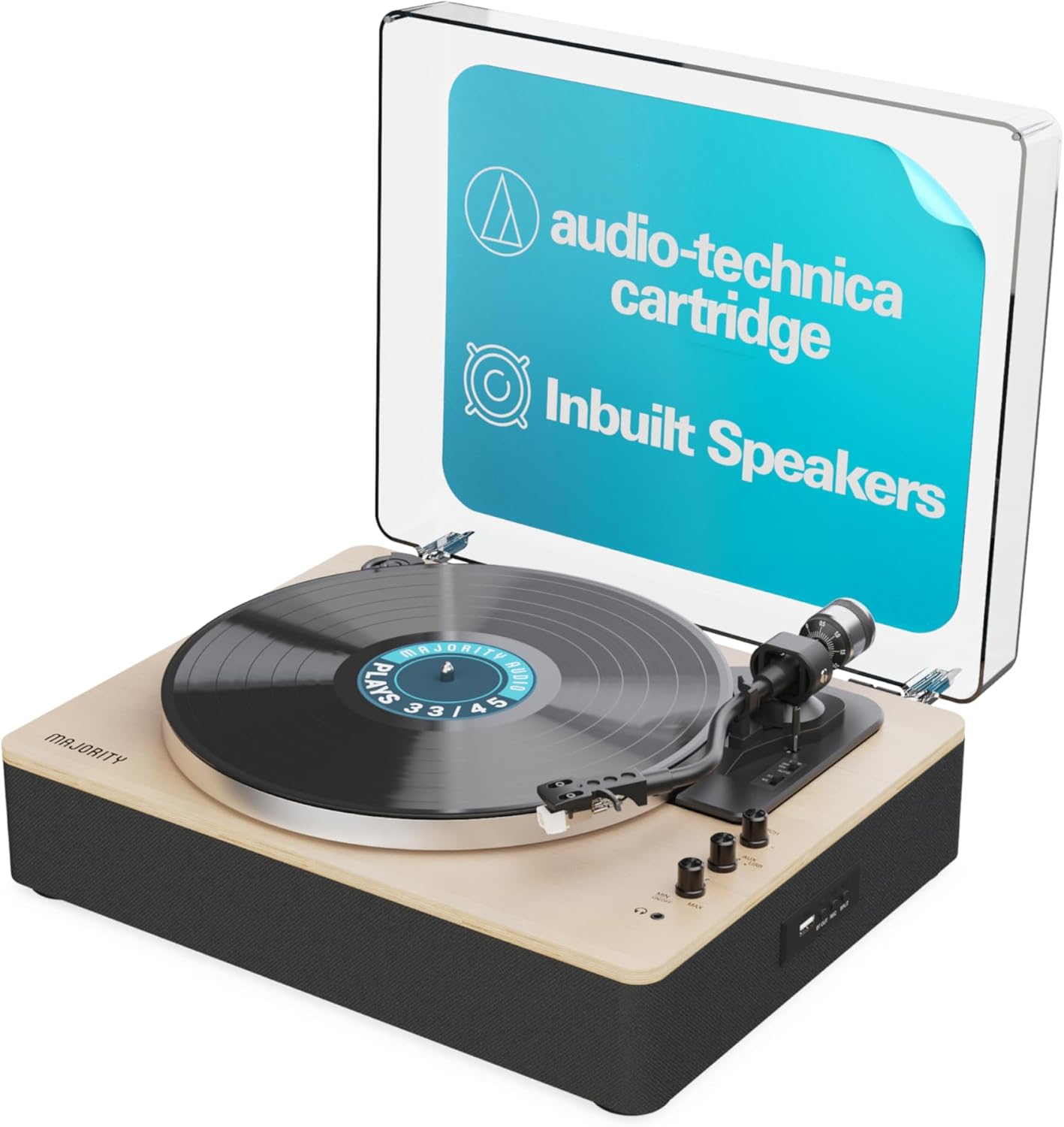 Majority Turntable FOLIO Stereo Speakers
