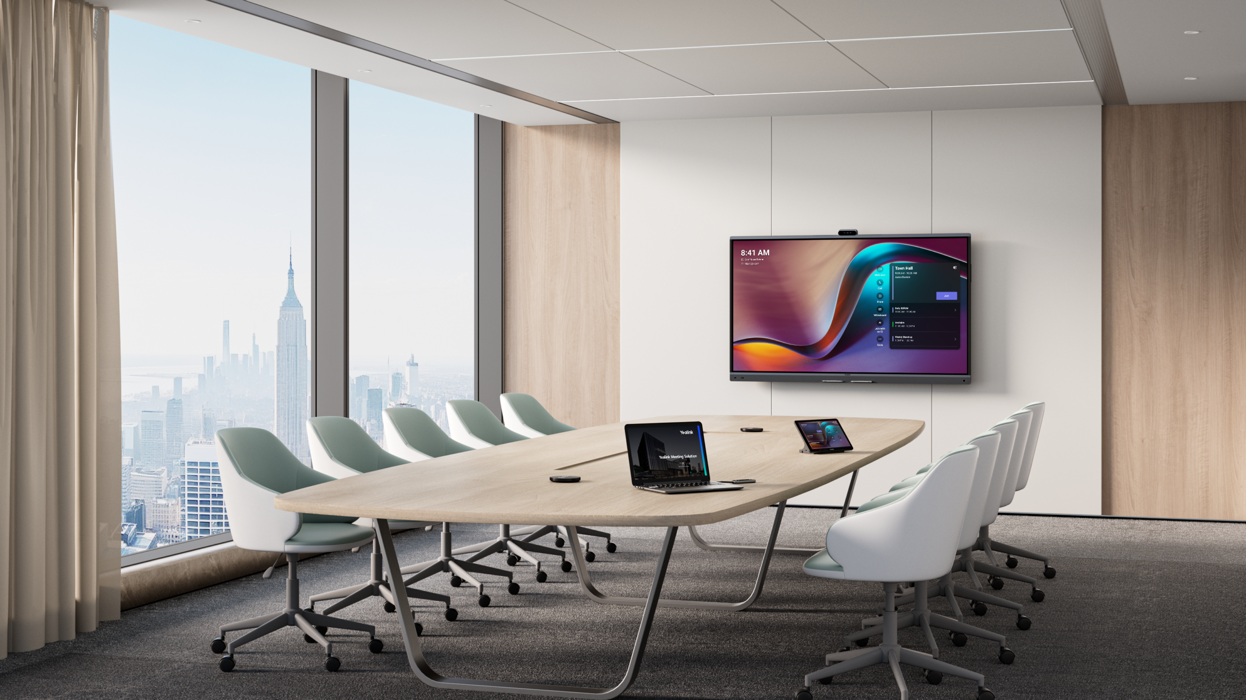 Yealink MeetingBoard Pro 75" 4K Interactive Display with AI Triple-Eye Camera 50MP & AI Enhanced Audio MB75Pro-A02 - Image 8