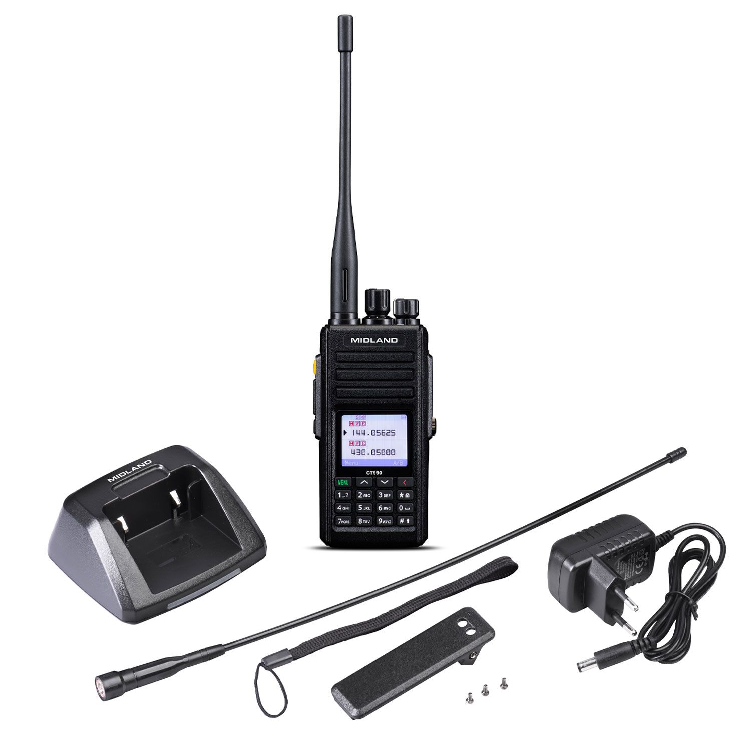 Midland Radio Amateur VHF/UHF 10W IP67 3600mAh CT990-EBR - Image 7