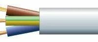Mercury Mains Power Cable 3-Core 10A 1.0mm 100m White 804.341UK