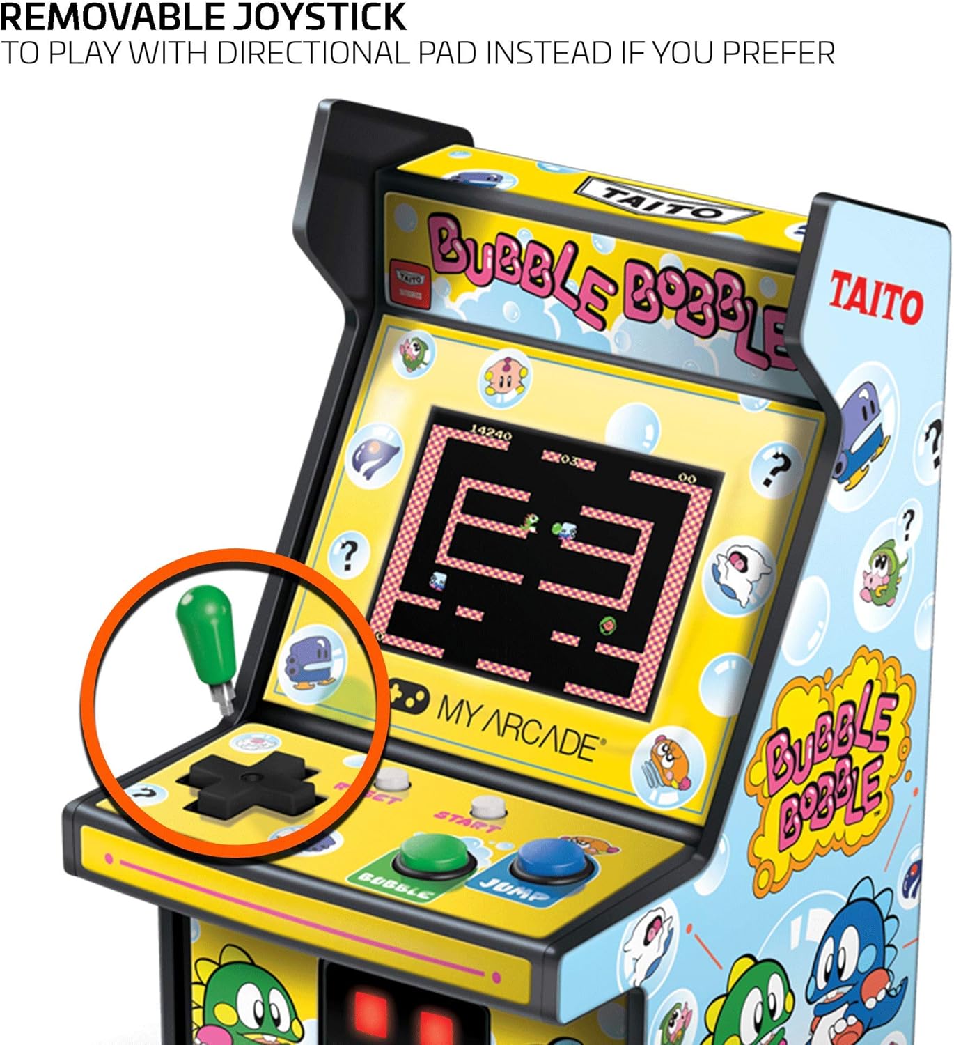 My Arcade MICRO PLAYER BUBBLE BOBBLE - Image 4