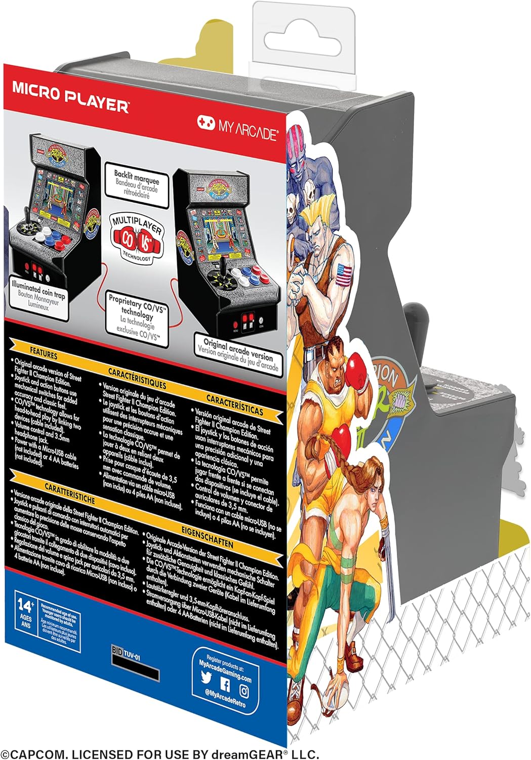 My Arcade MICRO PLAYER STREET FIGHTER II CHAMPION EDITION - Image 8