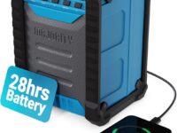 Majority LANDBEACH Portable Rugged Speaker FM-BT IP65 Waterproof 20hr Battery with PowerBank function