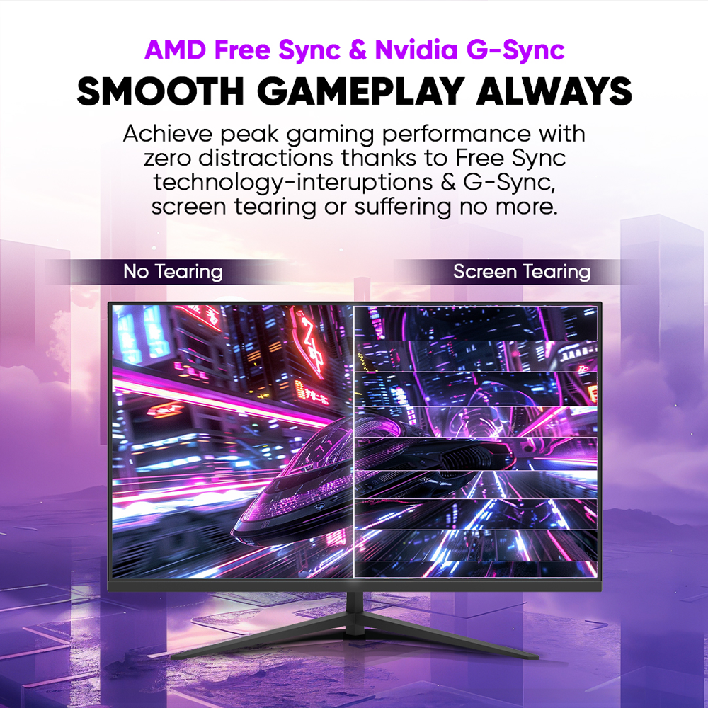 Armaggeddon Gaming Monitor 32'' Slim Frame 2K IPS 180Hz 1ms PXP32Pro Black - Image 8