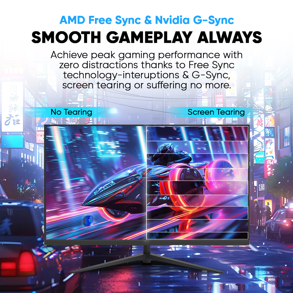 Armaggeddon Gaming Monitor 27'' Slim Frame FHD IPS 165Hz 1ms PXP27G Black - Image 8