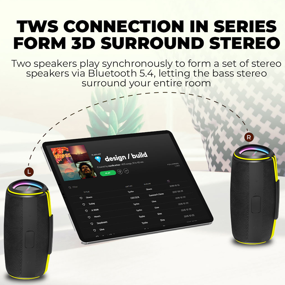 SonicGear Portable Speaker TWS BT/USB/FM/RGB IPX5 30W SONICGO! BOOM 6 - Image 8